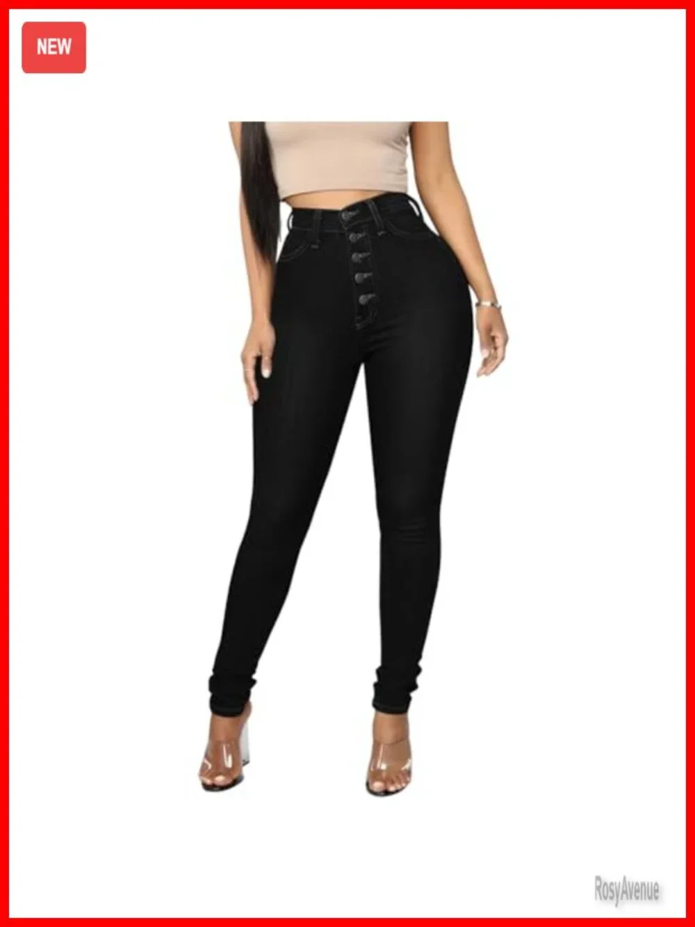 Curvy High Waist Stretch Butt Lifting Skinny Colombian Jeans